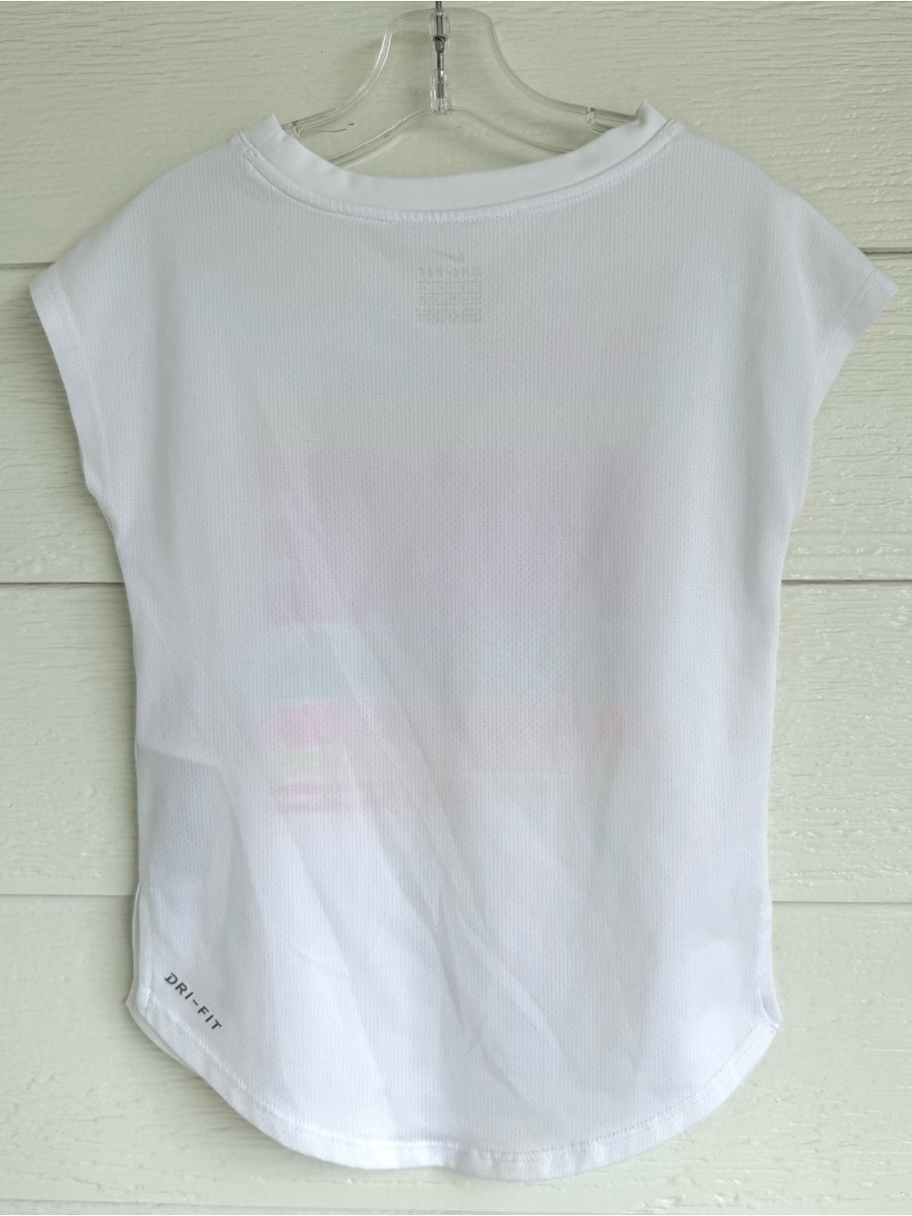 SET Nike Athletic Rainbow Logo Tee Black Pink Side Stripe Pants Girls Size 4-5 - Picture 3 of 15
